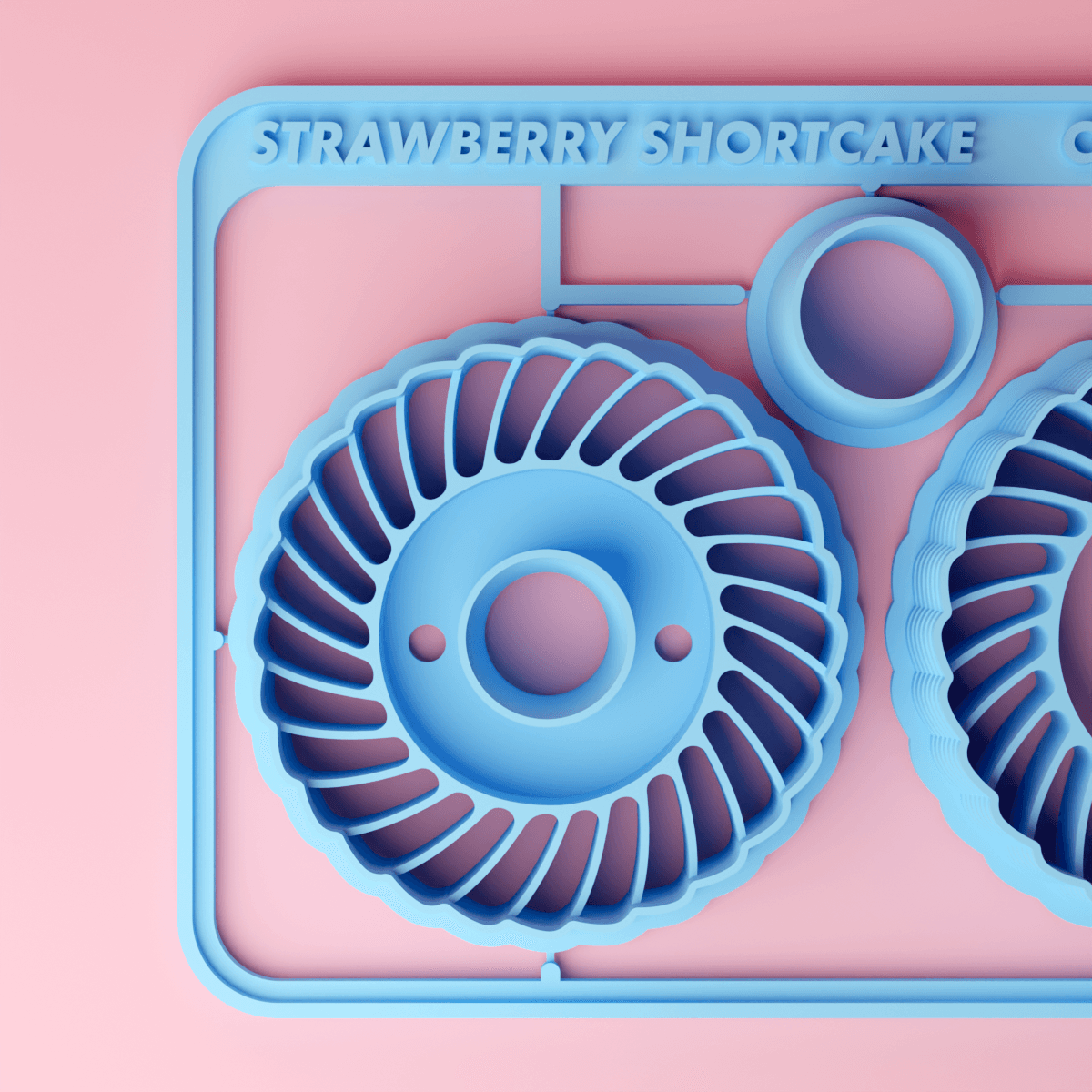 Stawberry Shortcake Cookie Snap Card - Claylab