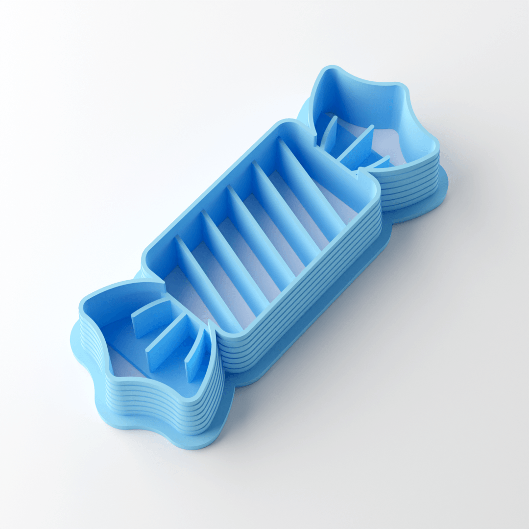 Long Candy Wrapper Clay Cutter - Claylab