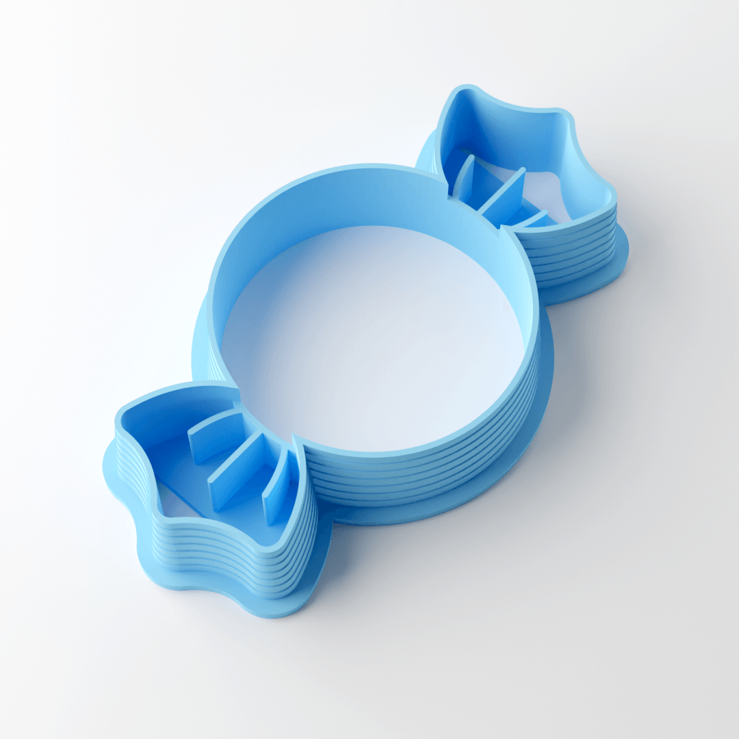 Round Candy Wrapper Clay Cutter - Claylab