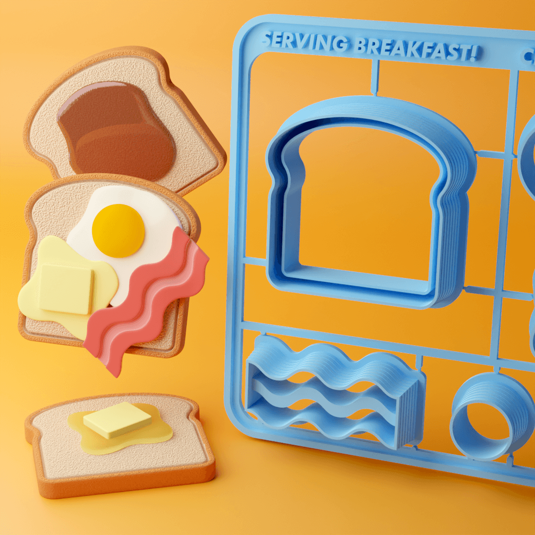 Serving Breakfast! Snap Card Kit - Claylab