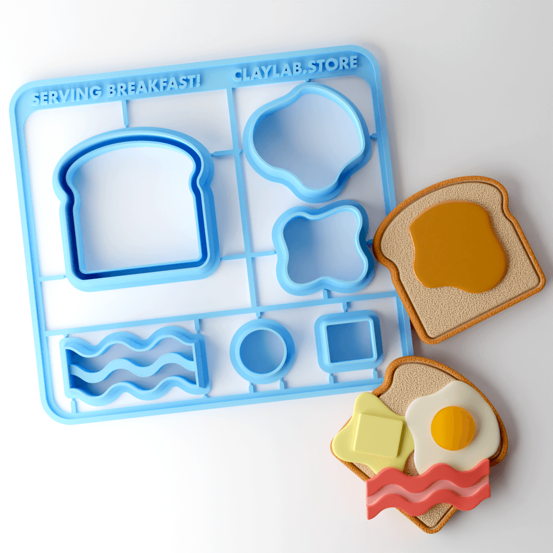 Serving Breakfast! Snap Card Kit - Claylab
