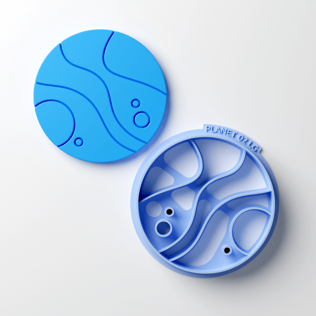 Swirly Planet Clay Cutter - Claylab