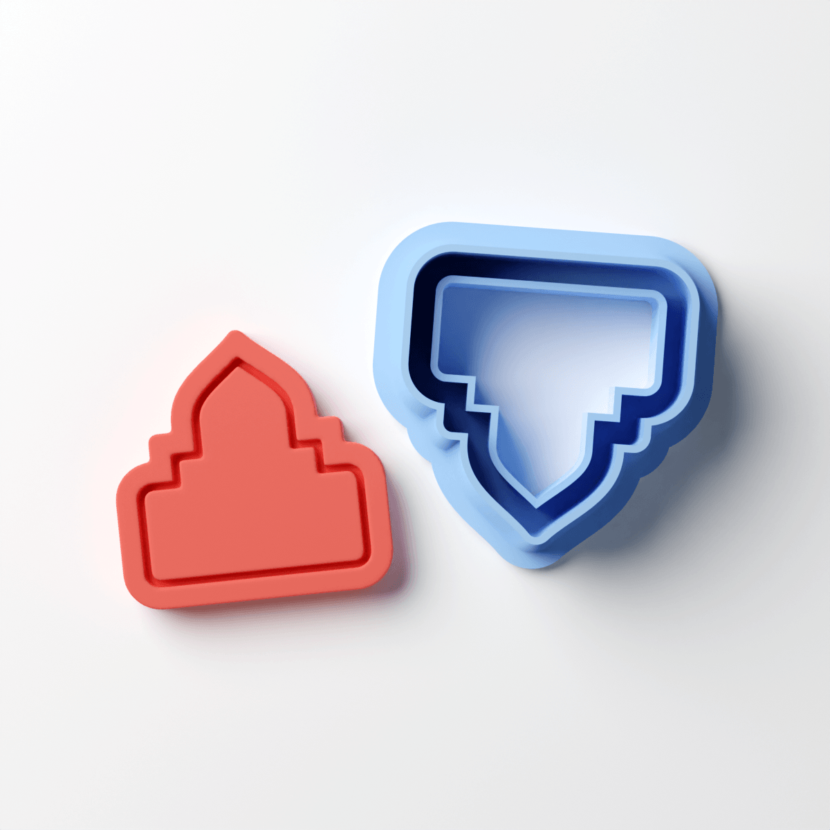 Tented Arch Borderline Stud Cutter - Claylab