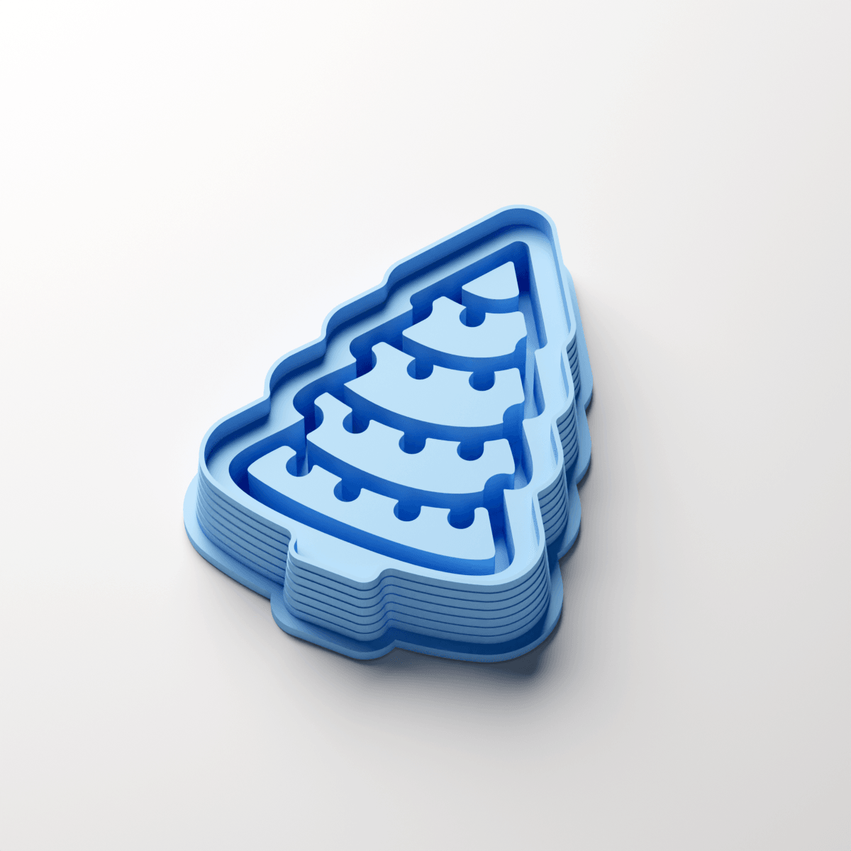 Xmas Tree Cookie Style Clay Cutter - Claylab