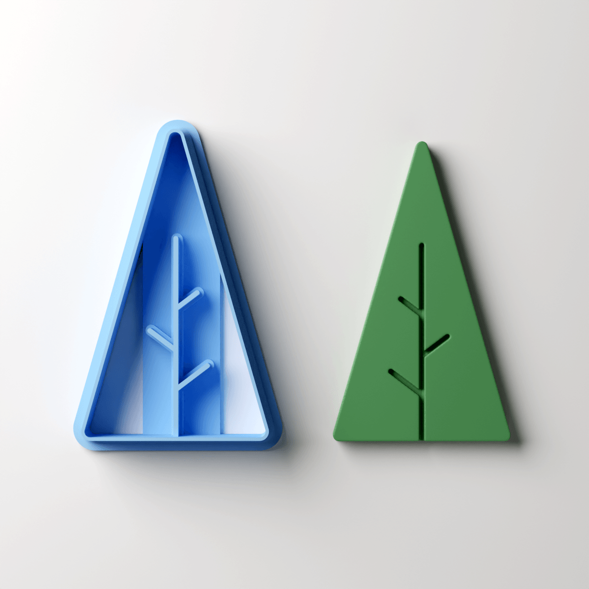 Folk Triangle Tree Clay Cutter - Claylab