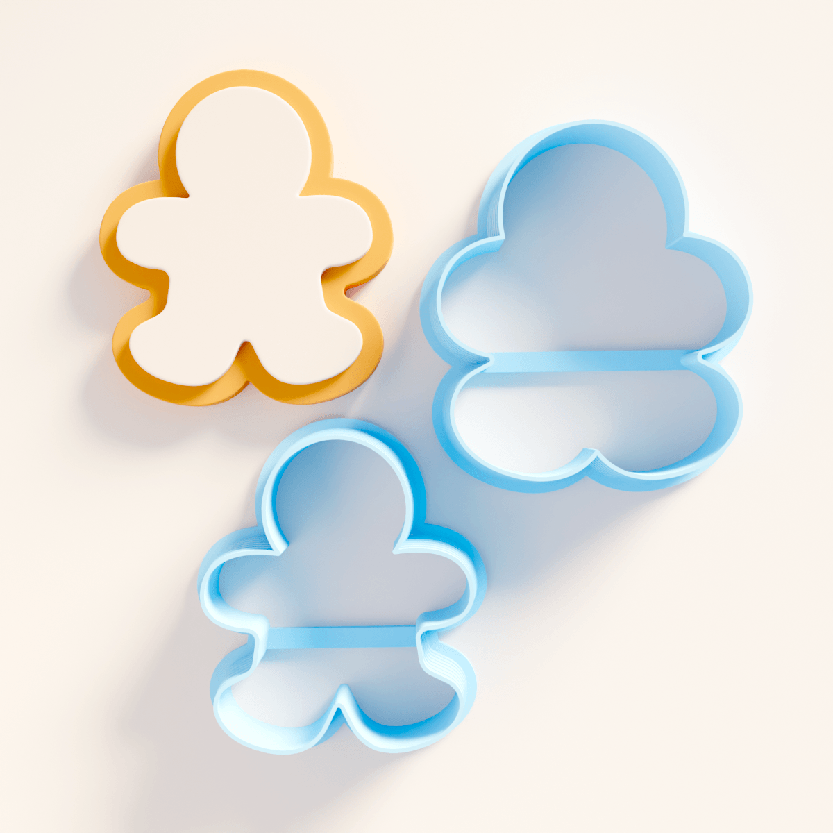 Gingerbread Man Sugar Cookie Clay Cutter (Xmas 2024) - Claylab