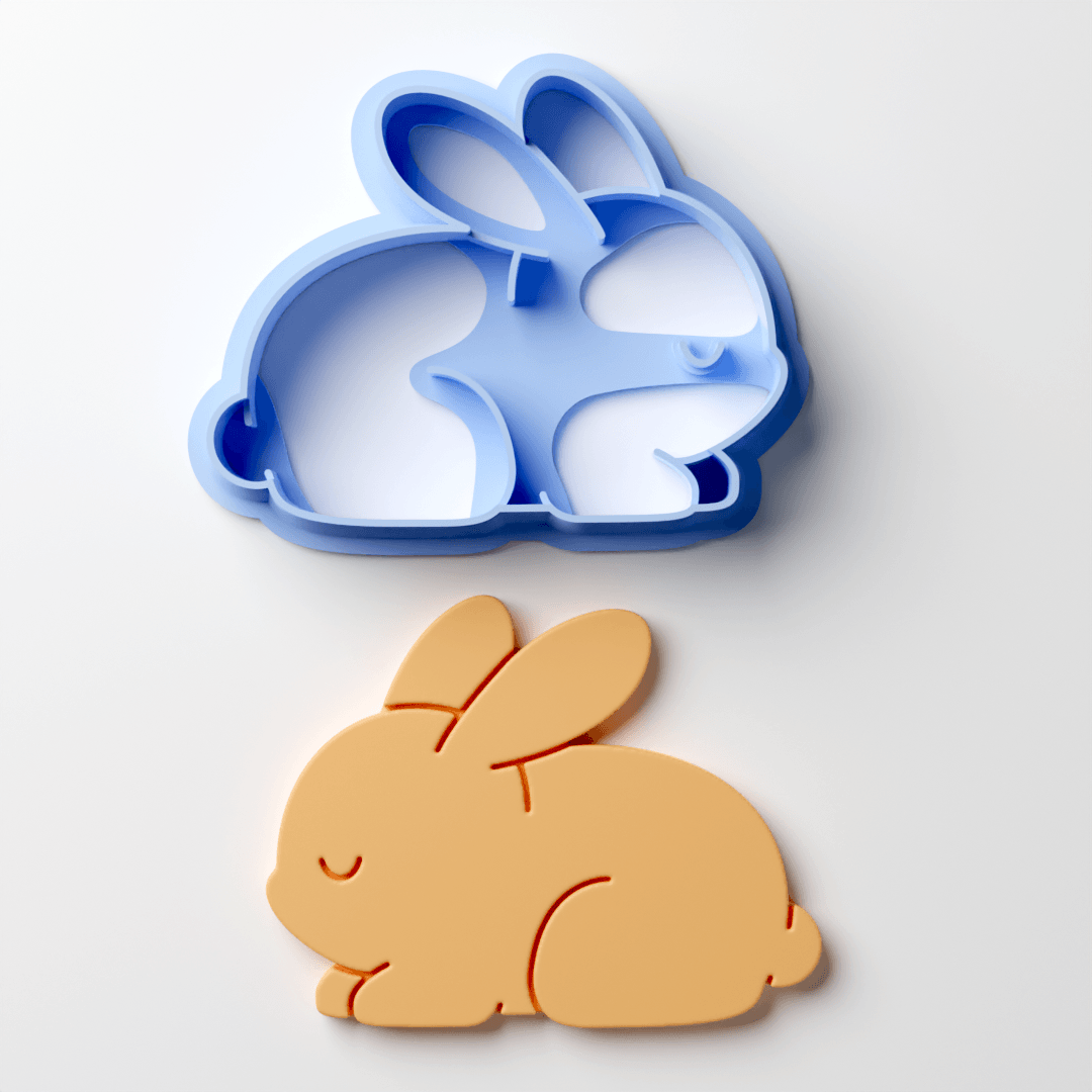 Sleepy Bunny Clay Cutter - Claylab