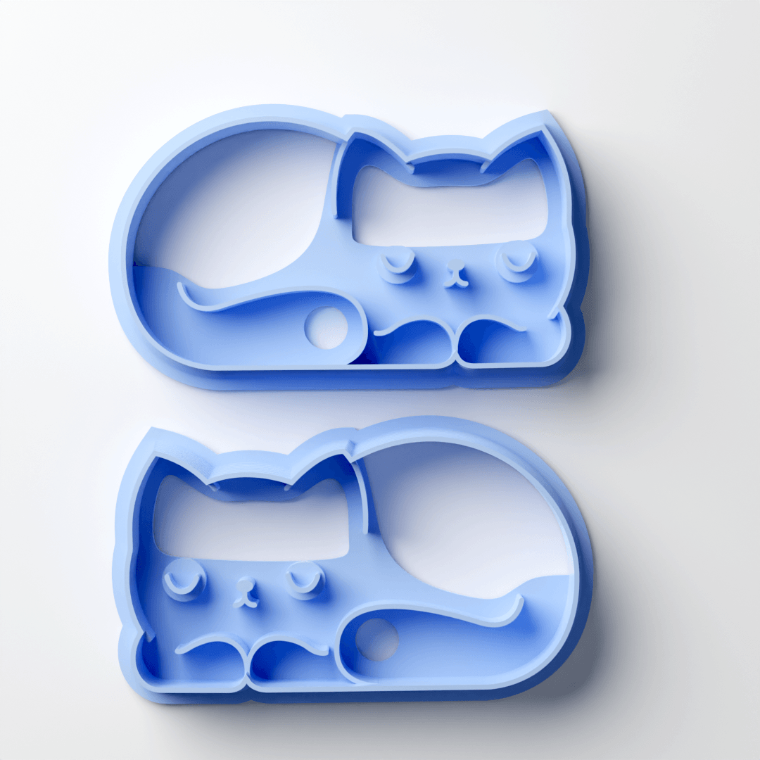 Sleepy Loaf Cat Clay Cutter - Claylab