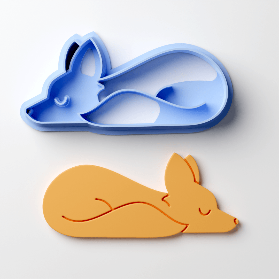Sleepy Fox Clay Cutter - Claylab