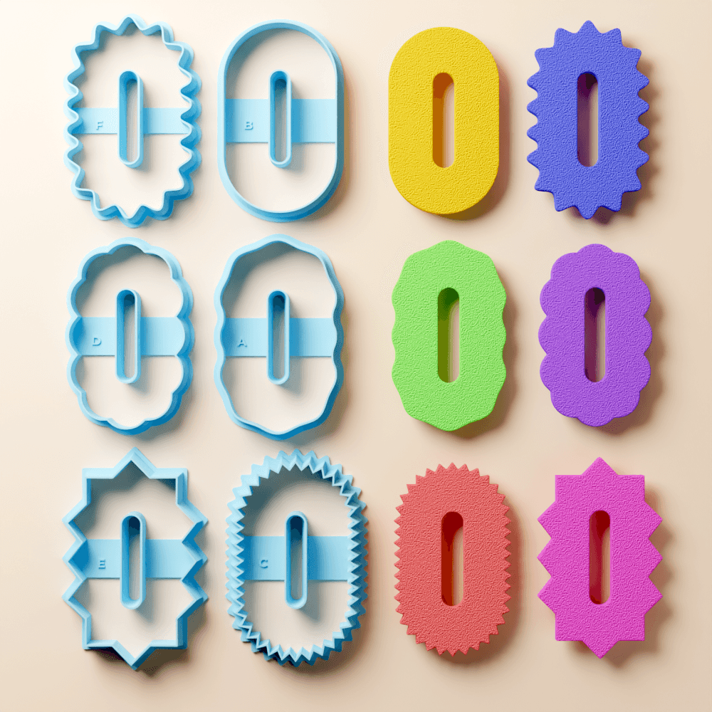 All 6 Full Flip Clay Cutter Pack (SAVE 12%) - Claylab