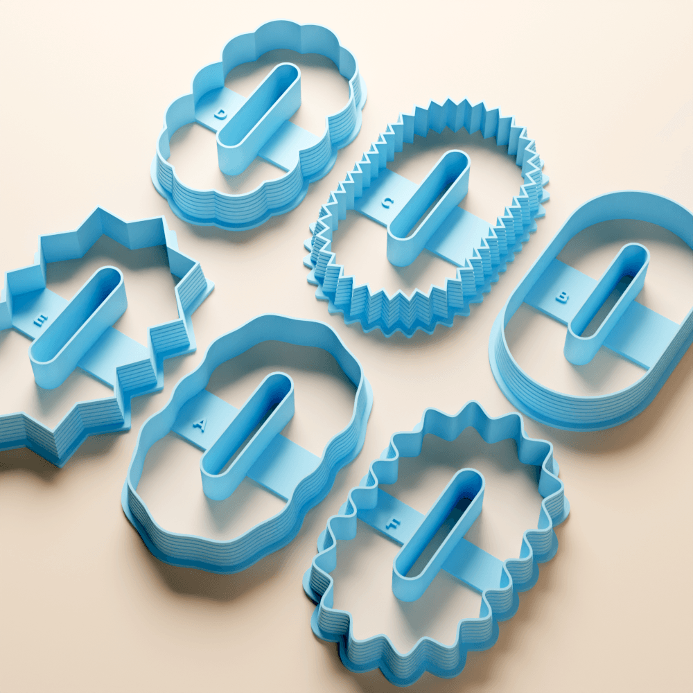 All 6 Full Flip Clay Cutter Pack (SAVE 12%) - Claylab