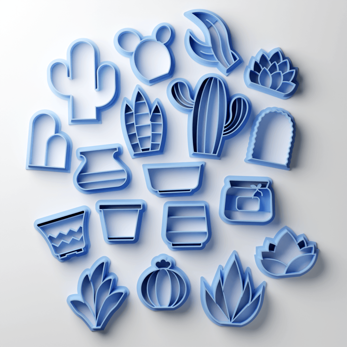 Pots & Plants Dangles - Full Set (18 Cutters) - Claylab