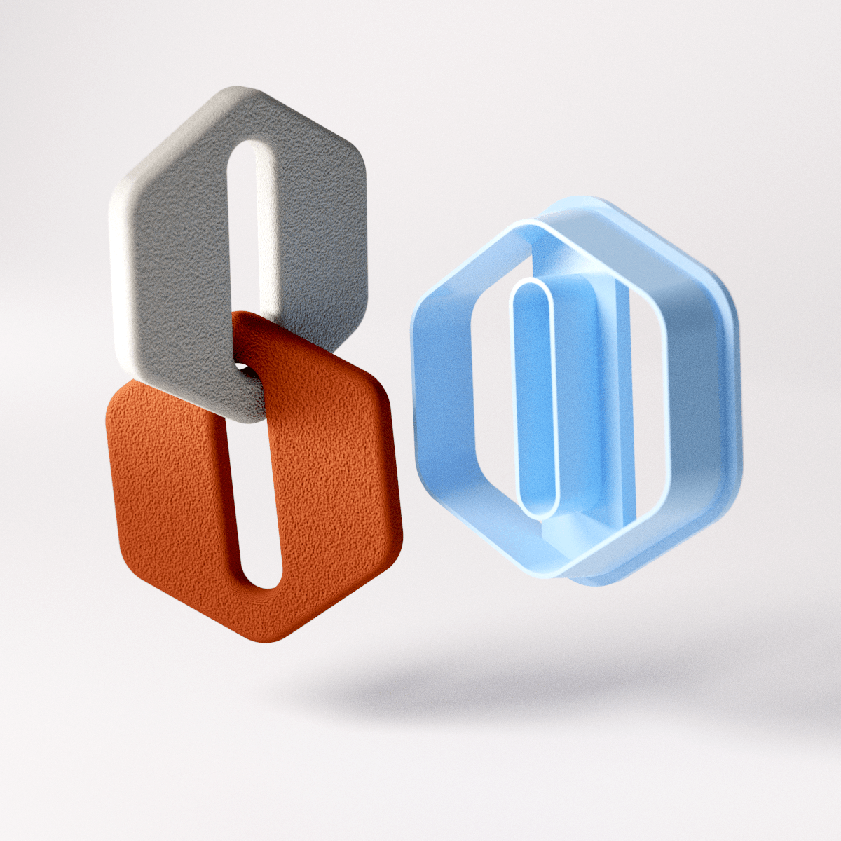 Hexagon Link Clay Cutter (Standard Size) - Claylab