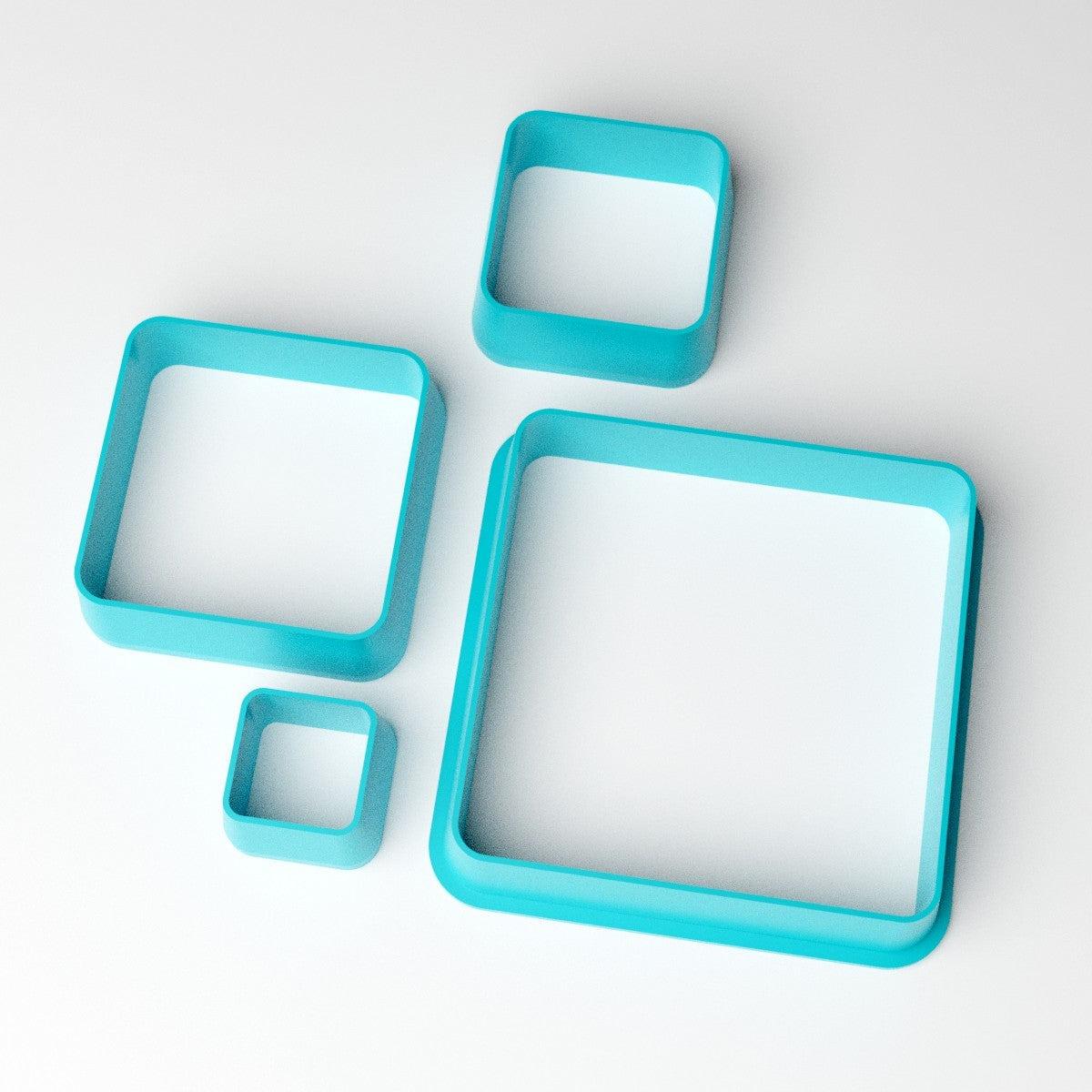 Basic Square Clay Cutter Set - Claylab