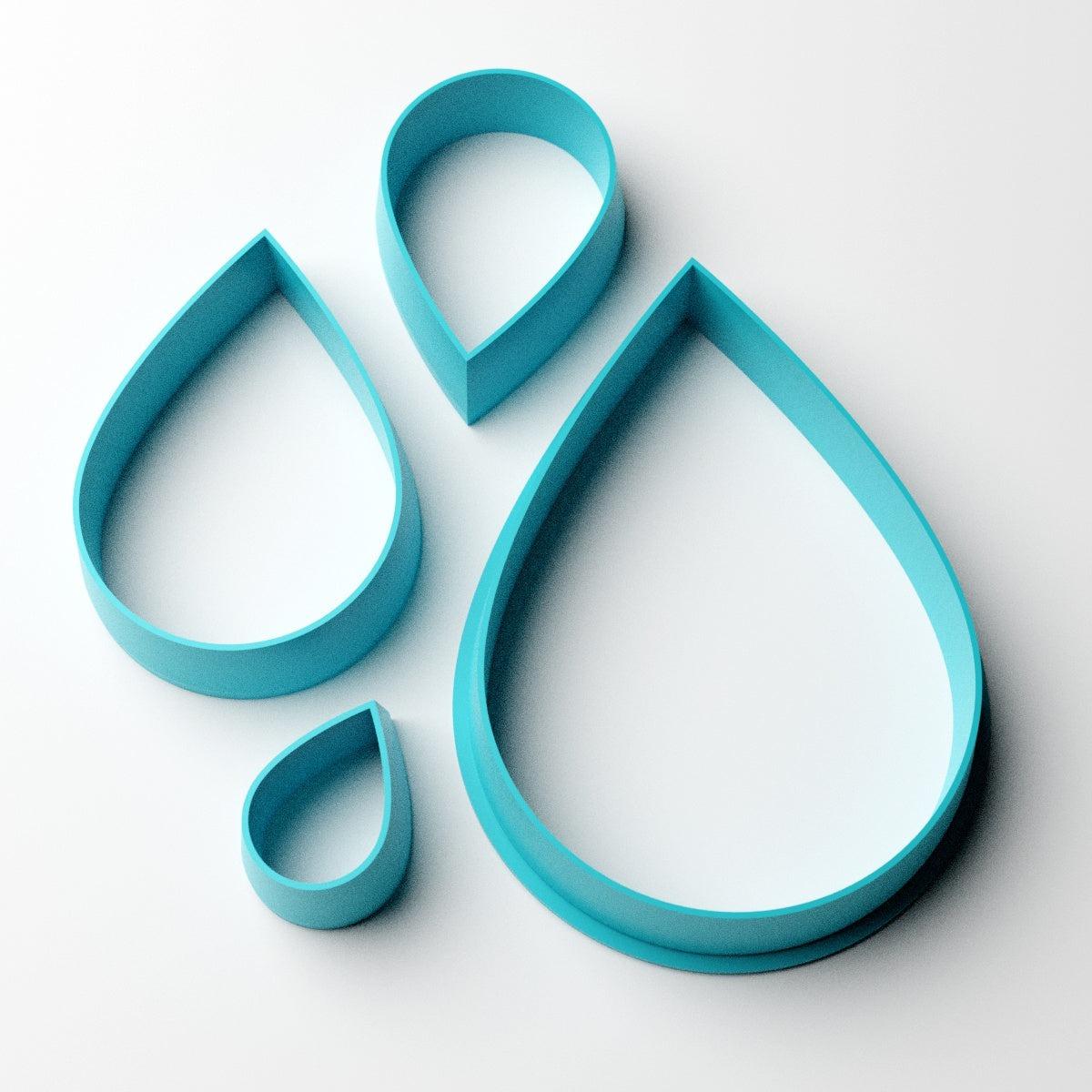 Basic Teardrop Clay Cutter Set - Claylab