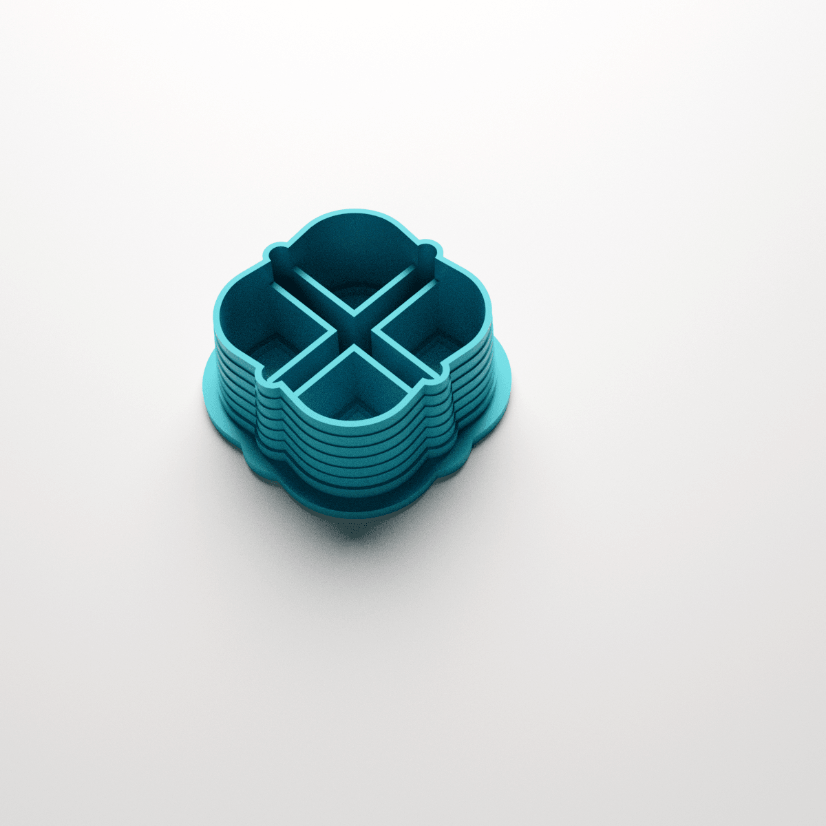 Hot Cross Bun Stud Clay Cutter - Claylab