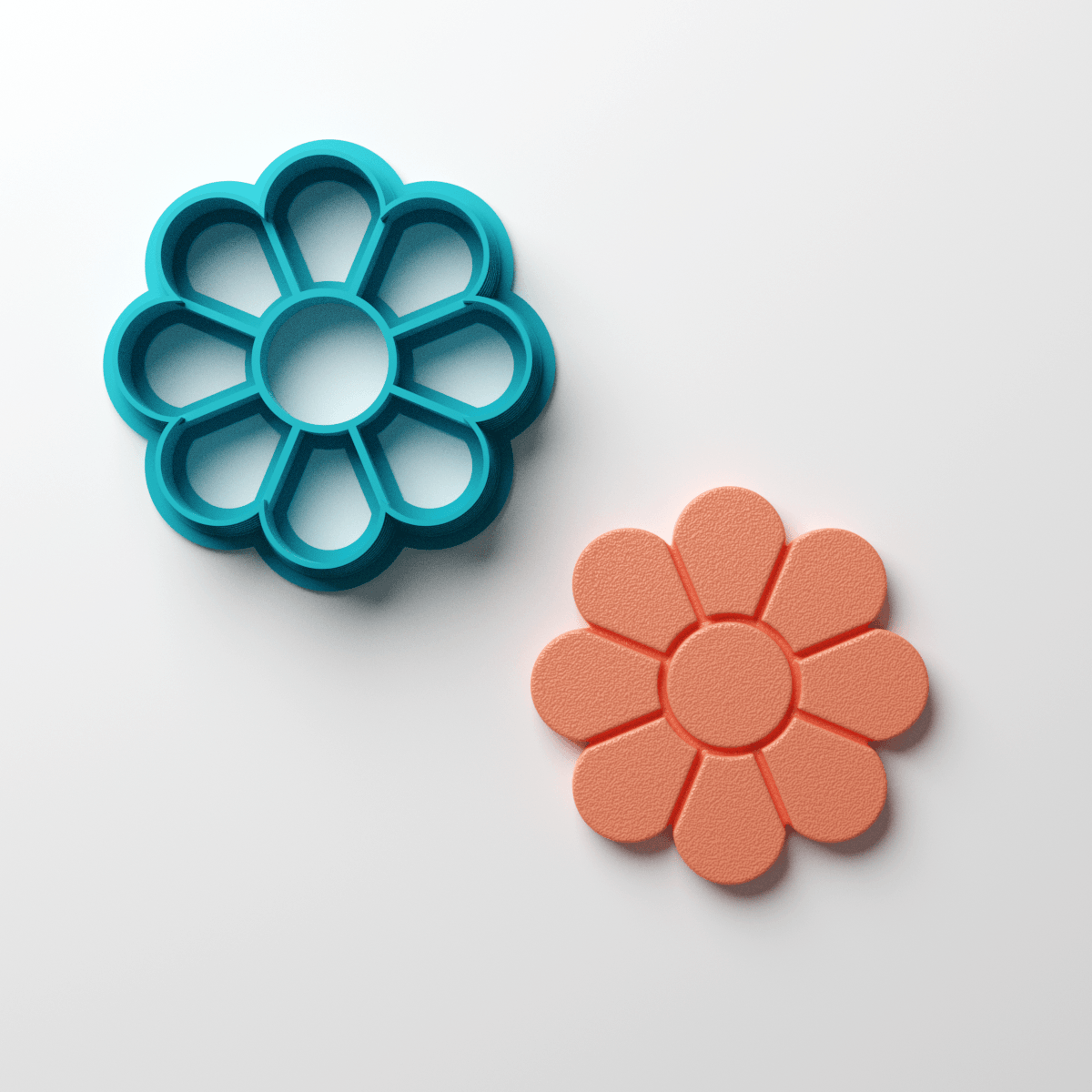 8 Petal Flower Clay Cutter - Claylab