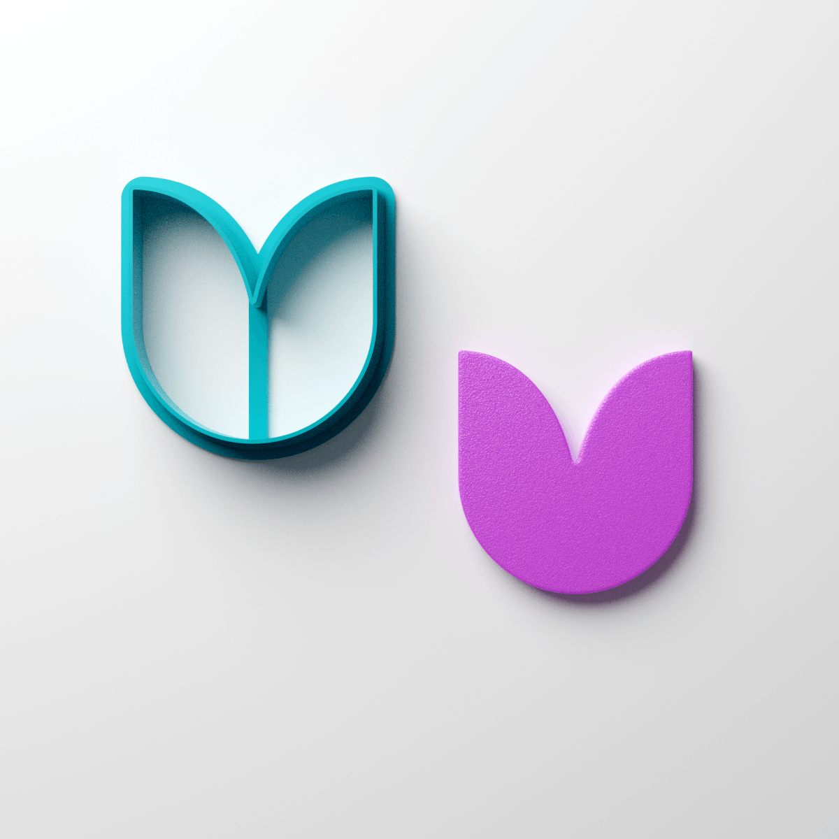 Simple Tulip Clay Cutter - Claylab