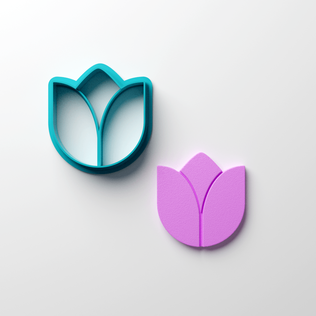 Budding Tulip Clay Cutter - Claylab