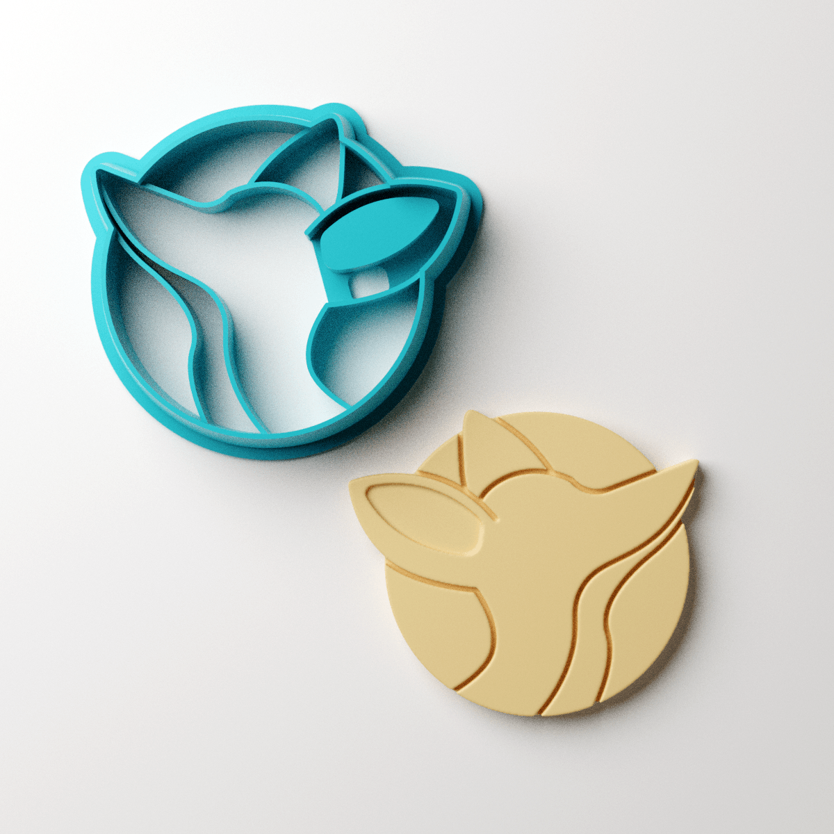 Deer Portrait Clay Cutter - Claylab