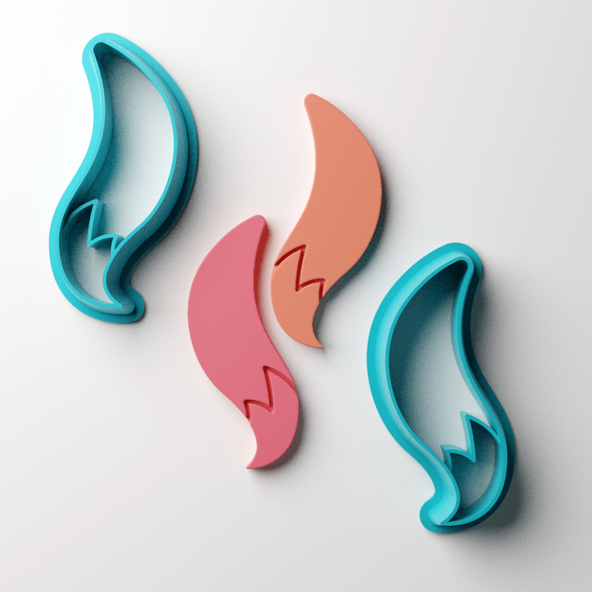 Fox Tail Clay Cutter Pair - Claylab