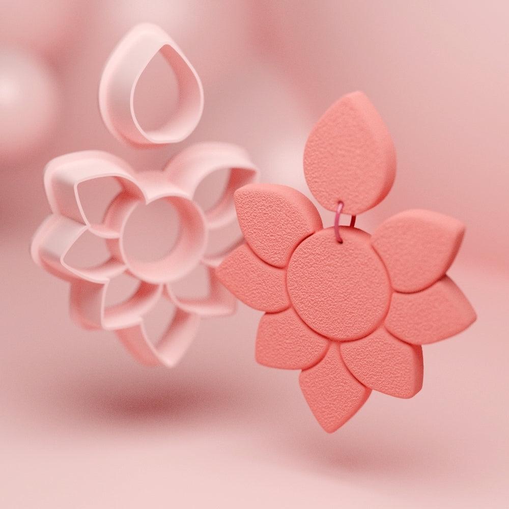 Floral Dangle Clay Cutter - Claylab