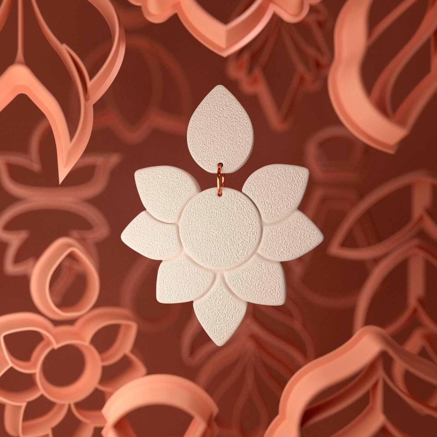 Floral Dangle Clay Cutter - Claylab