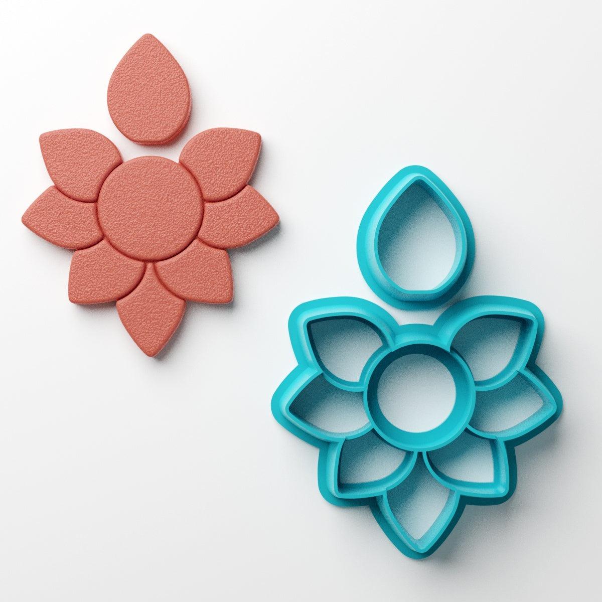 Floral Dangle Clay Cutter - Claylab