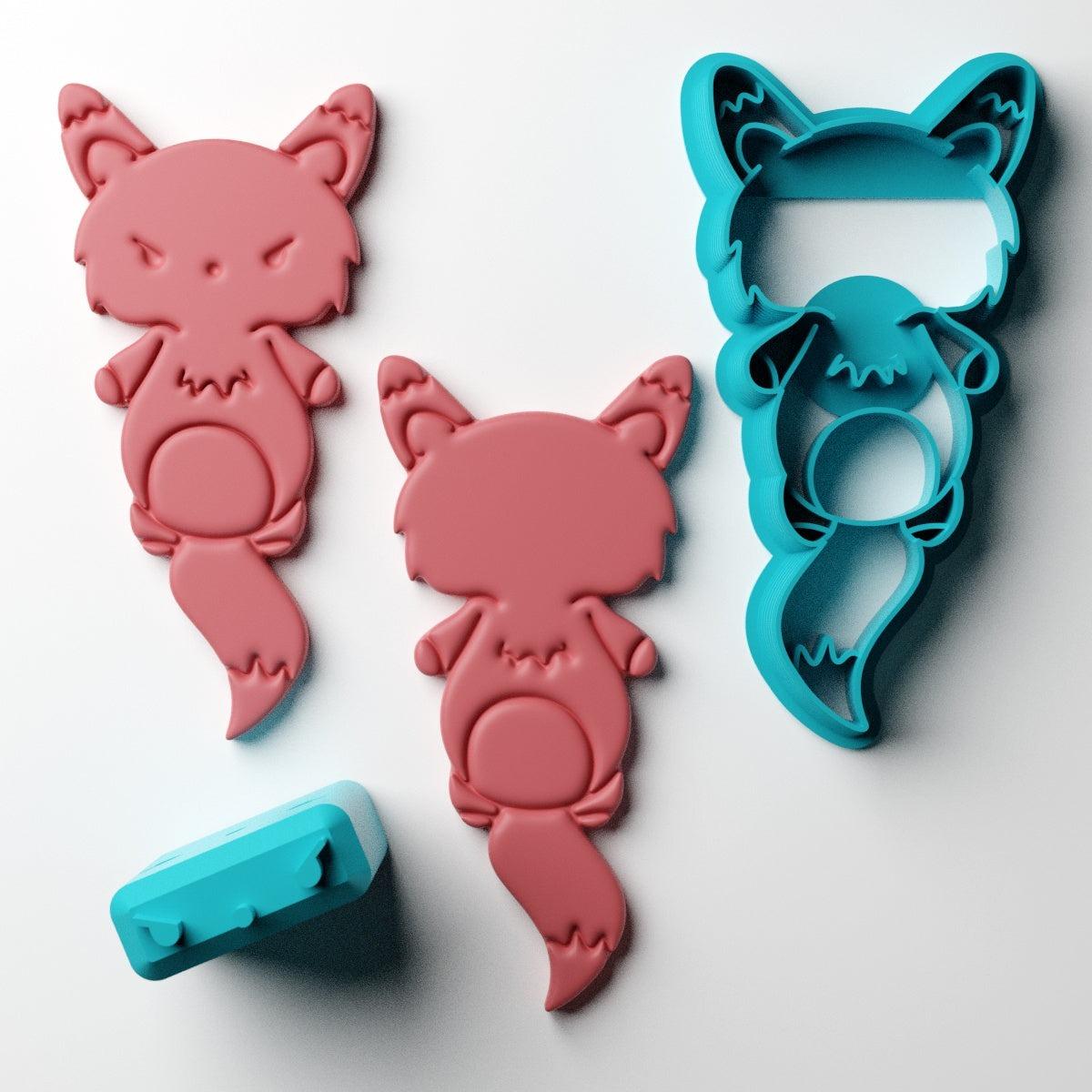 Fox Kawaii Character Clay Cutter - Claylab
