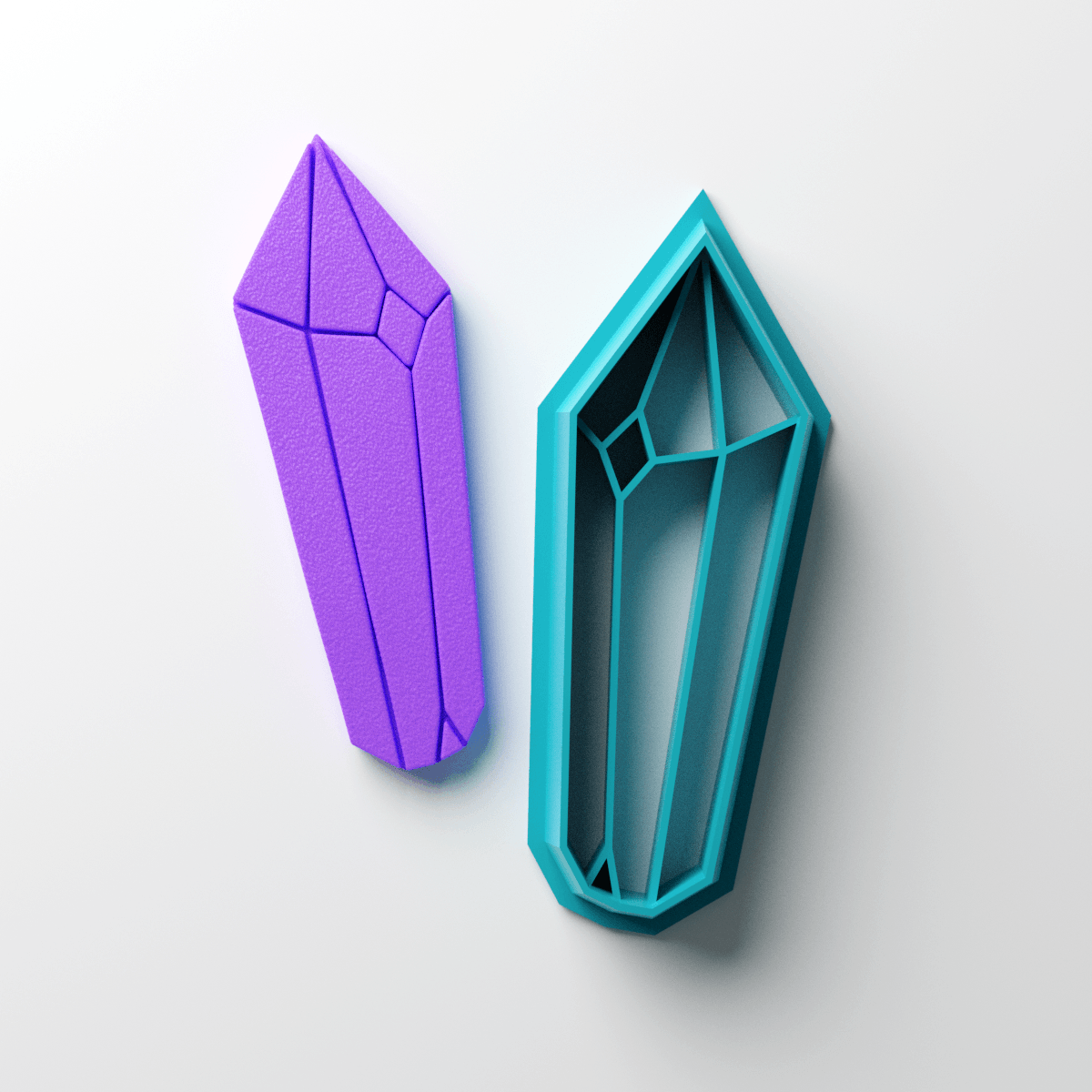 Thin Crystal Shard Clay Cutter - Claylab