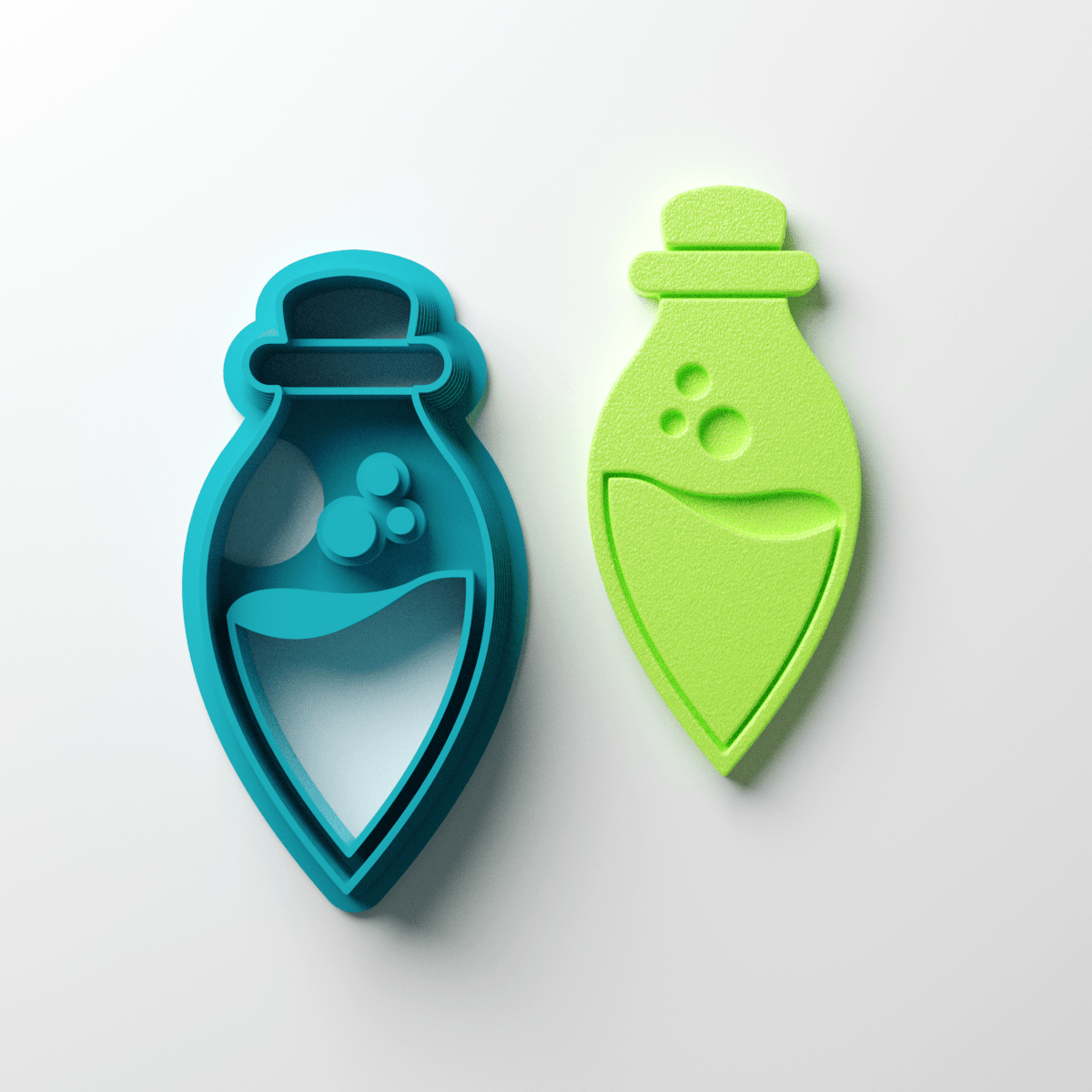 Poison Potion Bottle Clay Cutter - Claylab