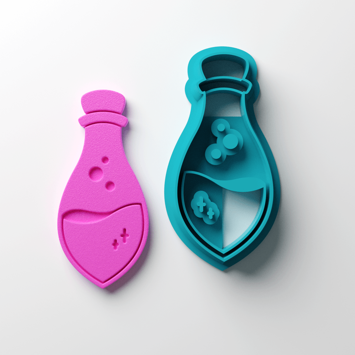 Truth Potion Bottle Clay Cutter - Claylab