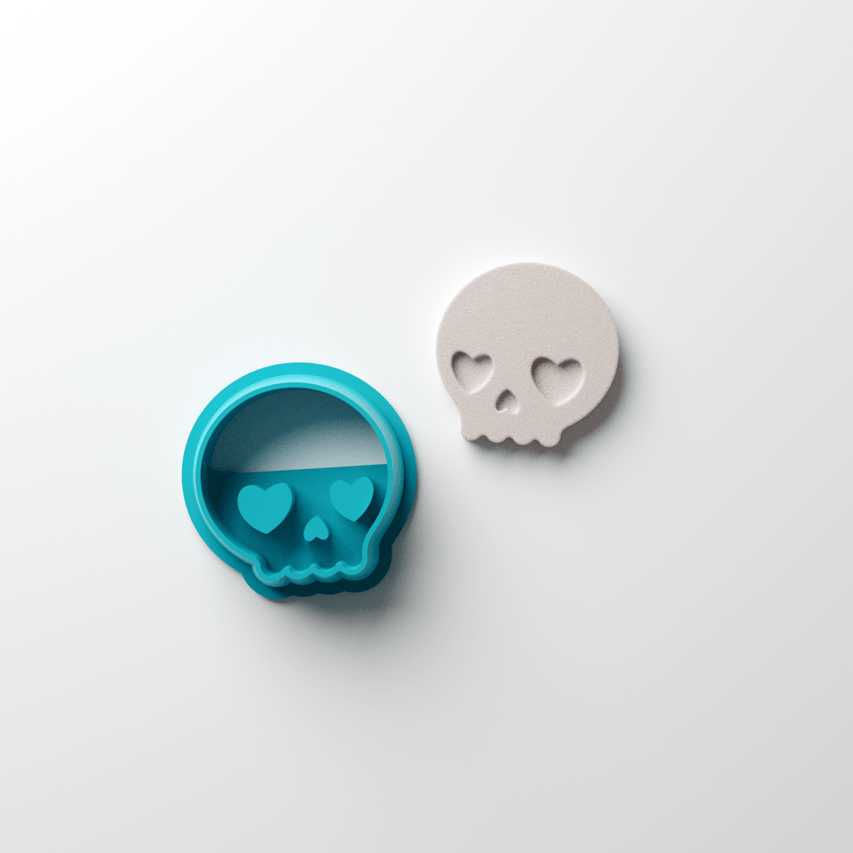 Skull Stud Clay Cutter - Claylab