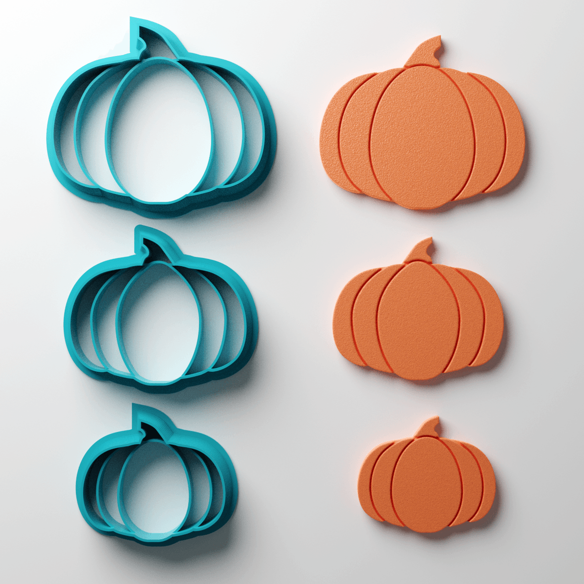 Short Pumpkin Clay Cutter - Claylab