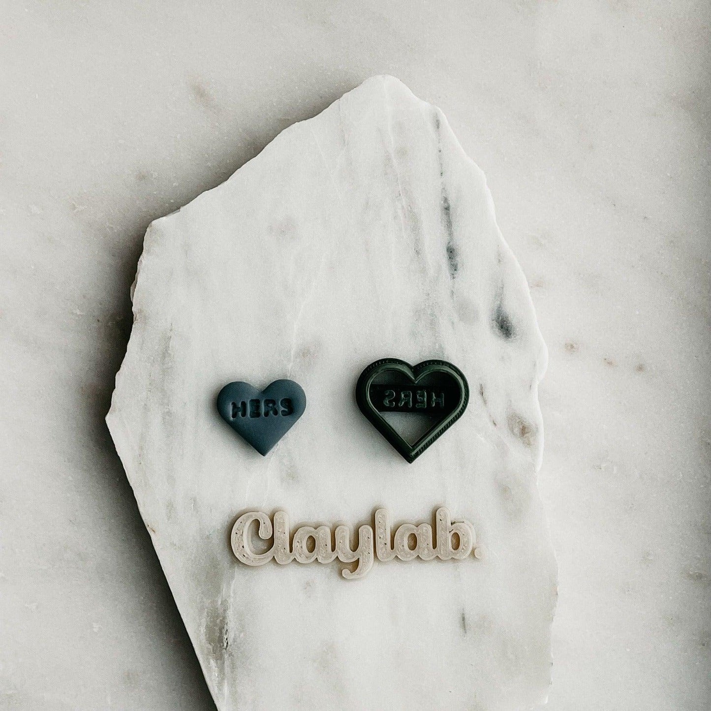 HERS Candy Heart Clay Cutter - Claylab