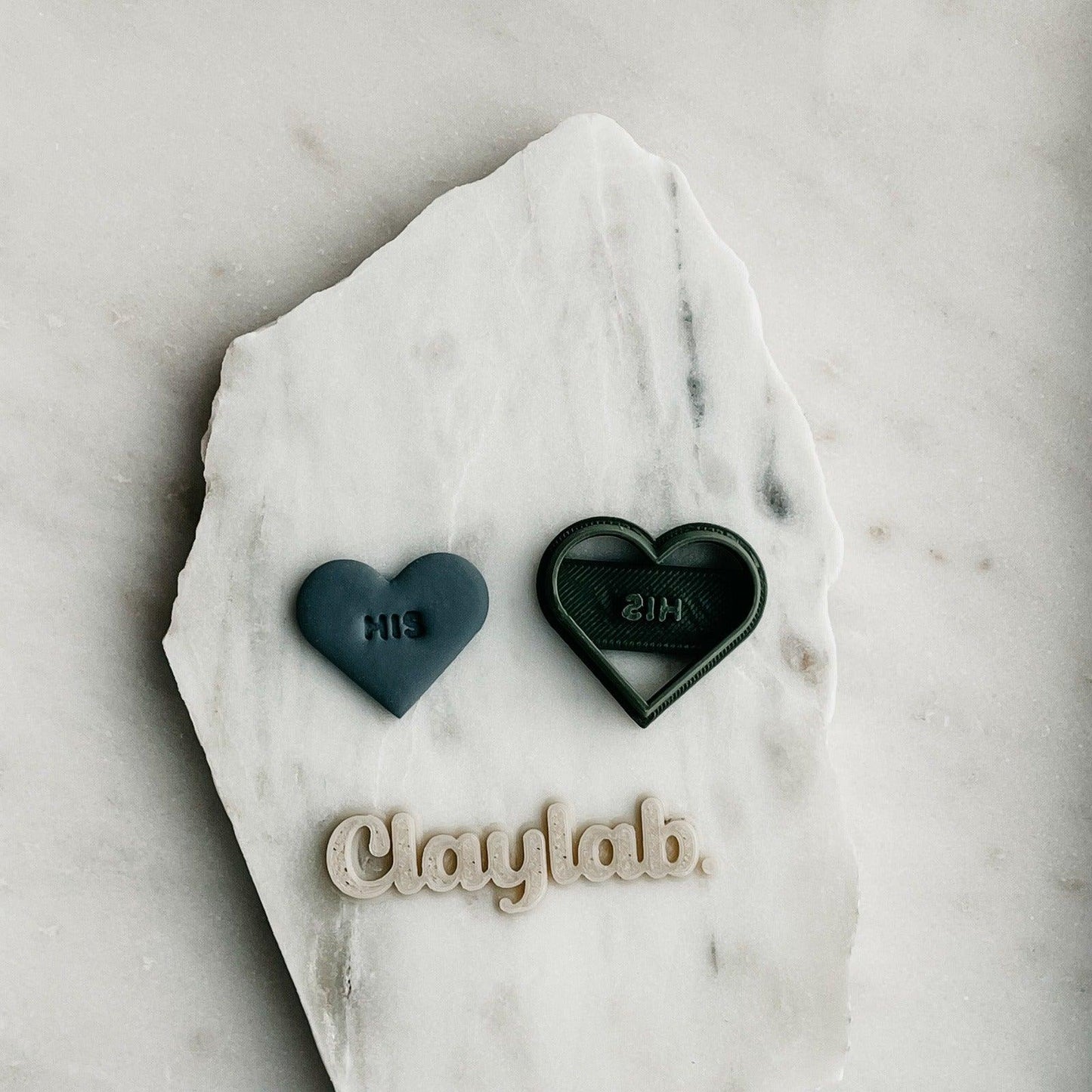 HIS Candy Heart Clay Cutter - Claylab