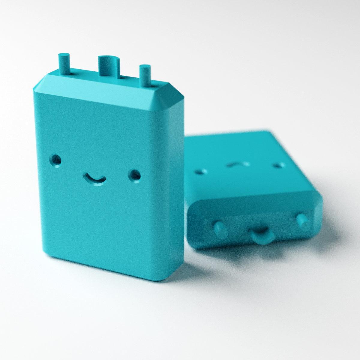 Happy Kawaii Face Micro Stamp - Claylab