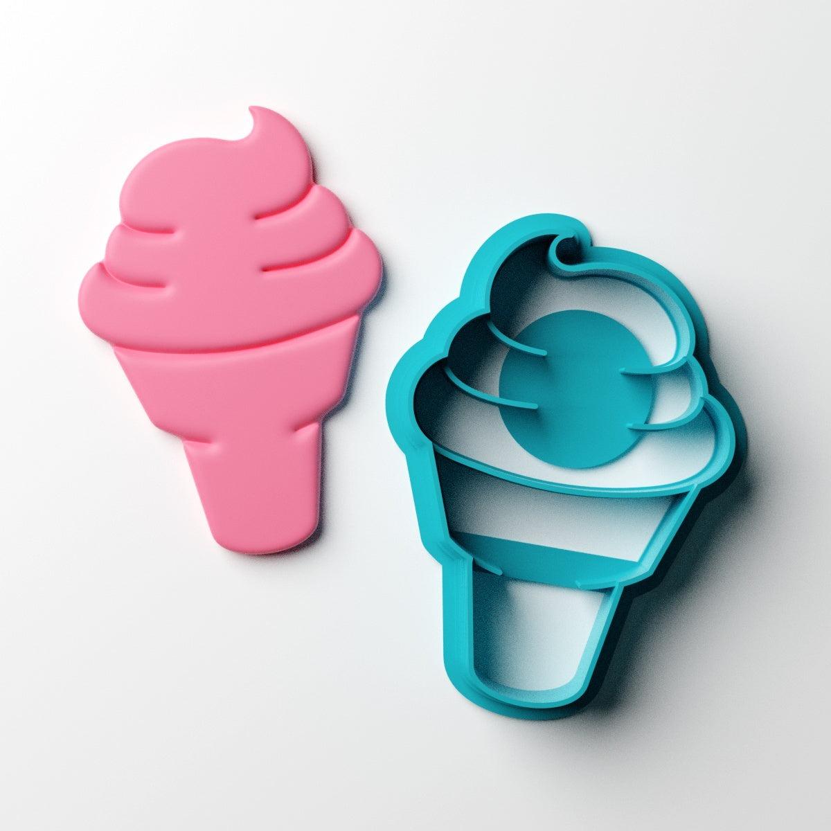 Ice Cream Kawaii Clay Cutters - Claylab