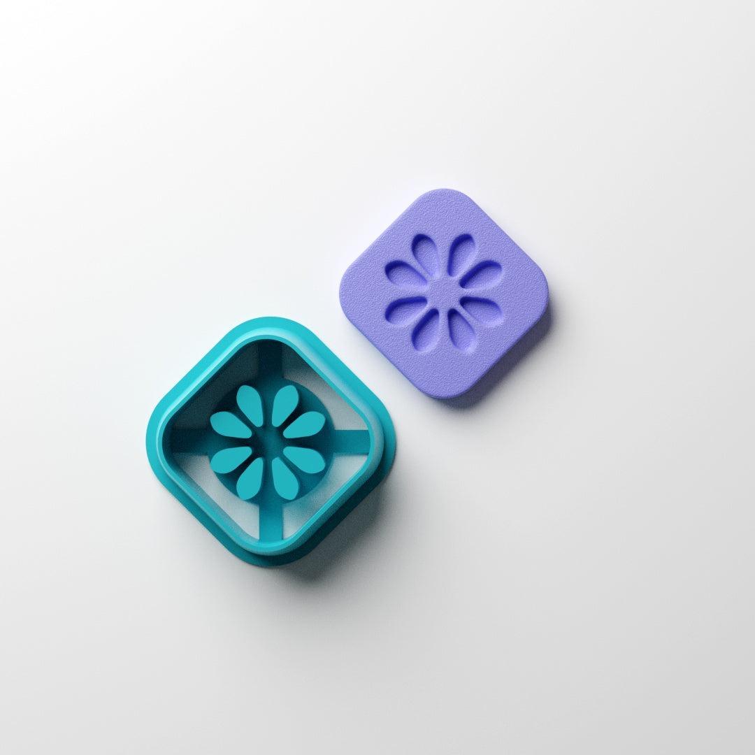 Magnolia Stud Tile Clay Cutter - Claylab