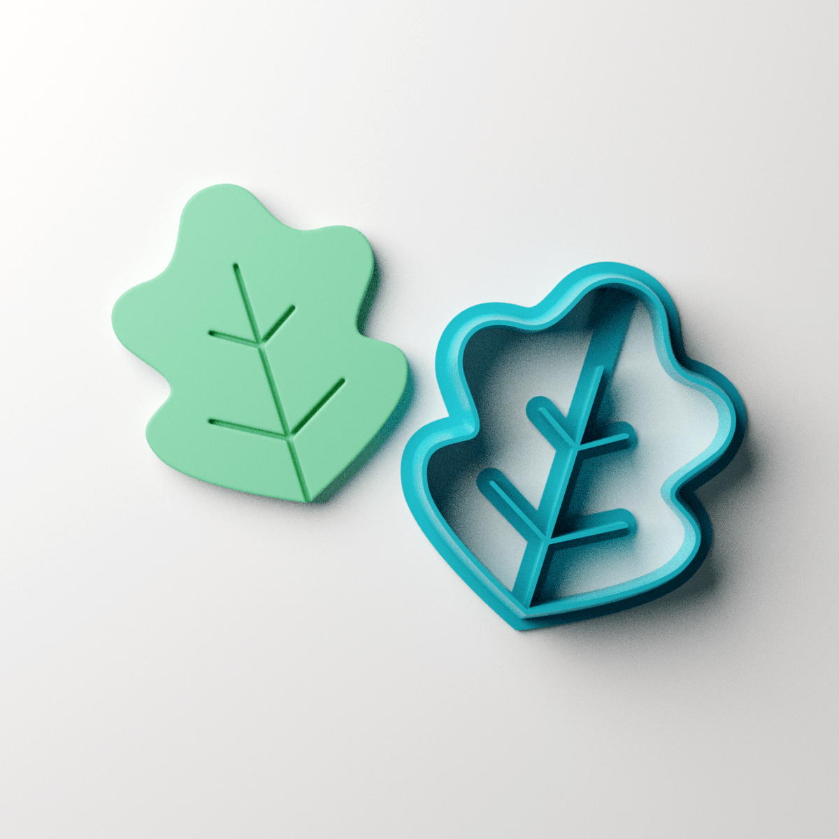 Curvy Leaf Clay Cutter - Claylab