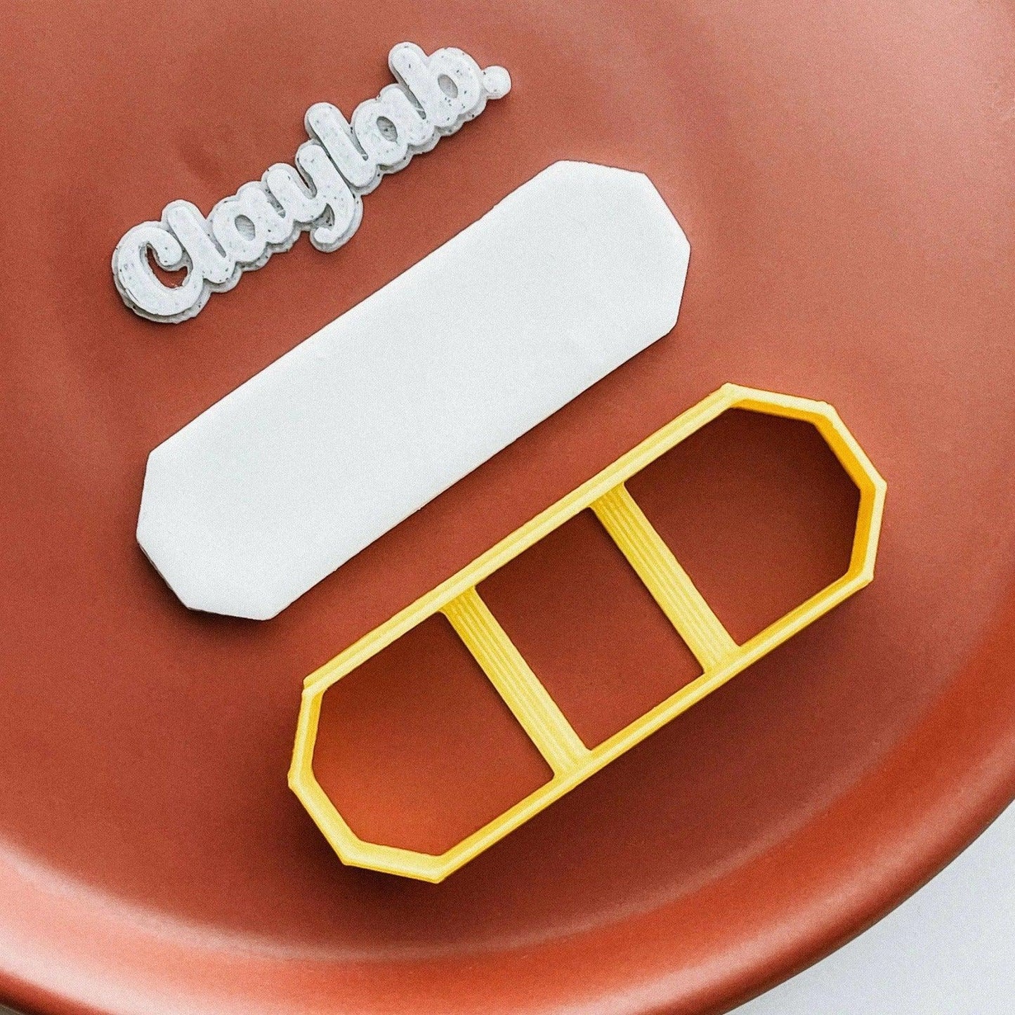 Octagonal Barrette - Claylab