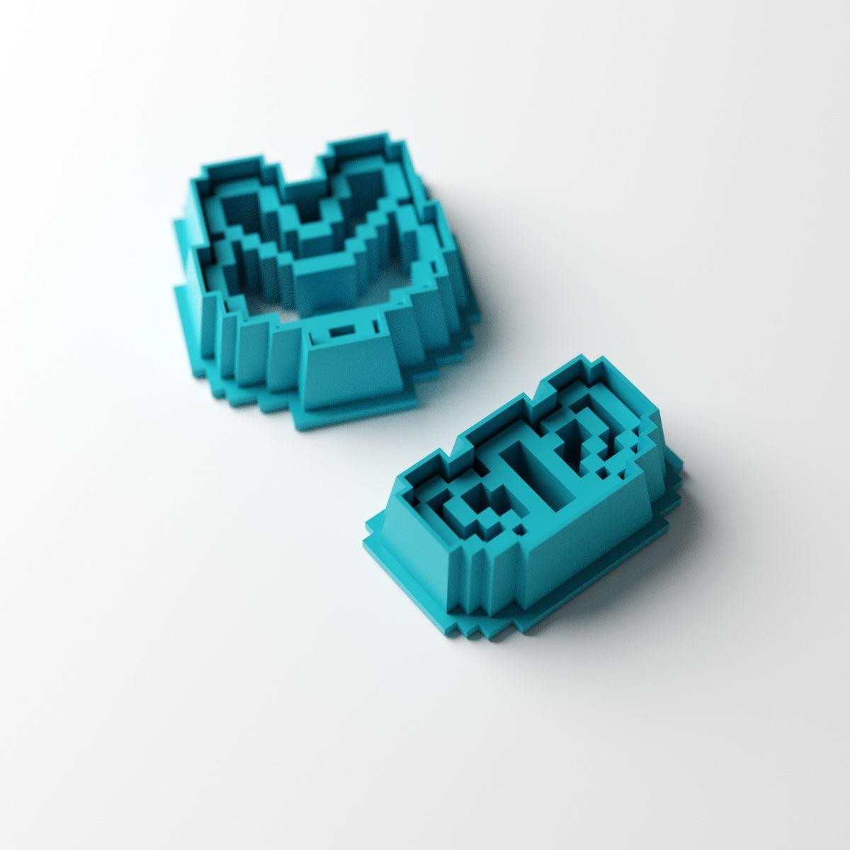 Pixel Monster Plant Clay Cutter - Claylab