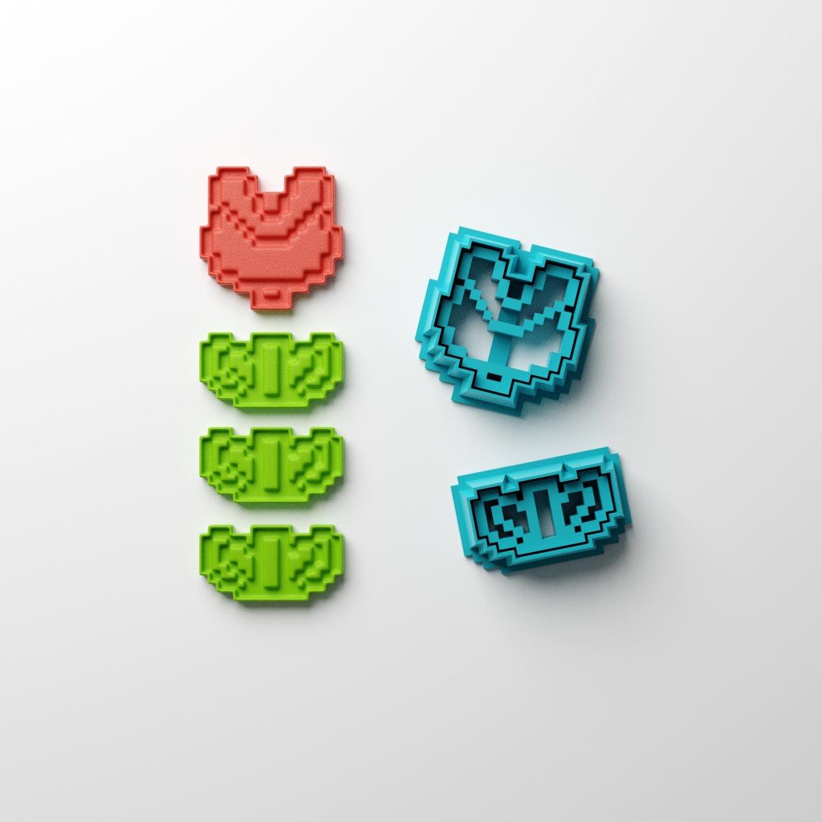 Pixel Monster Plant Clay Cutter - Claylab
