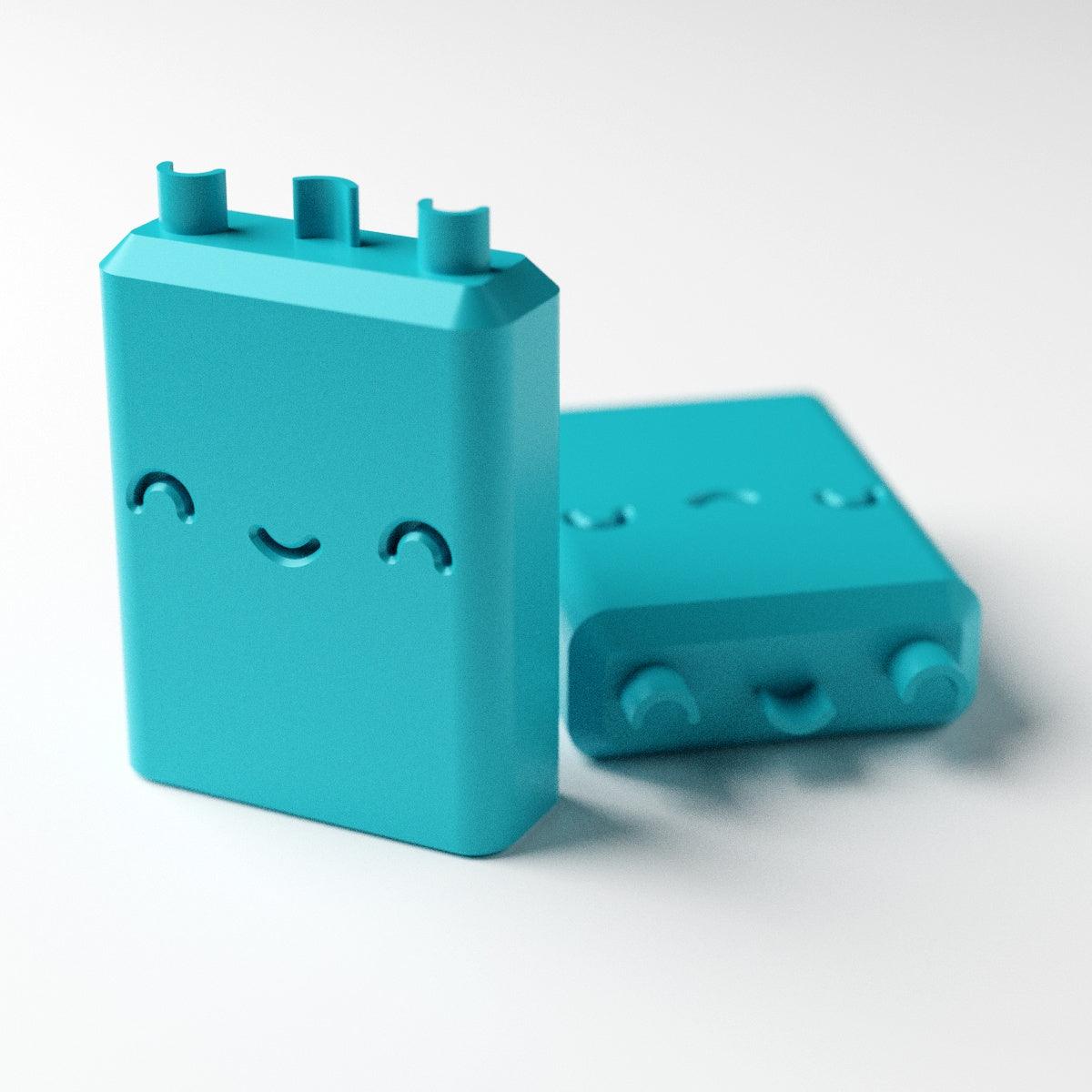 Pleased Kawaii Face Micro Stamp - Claylab