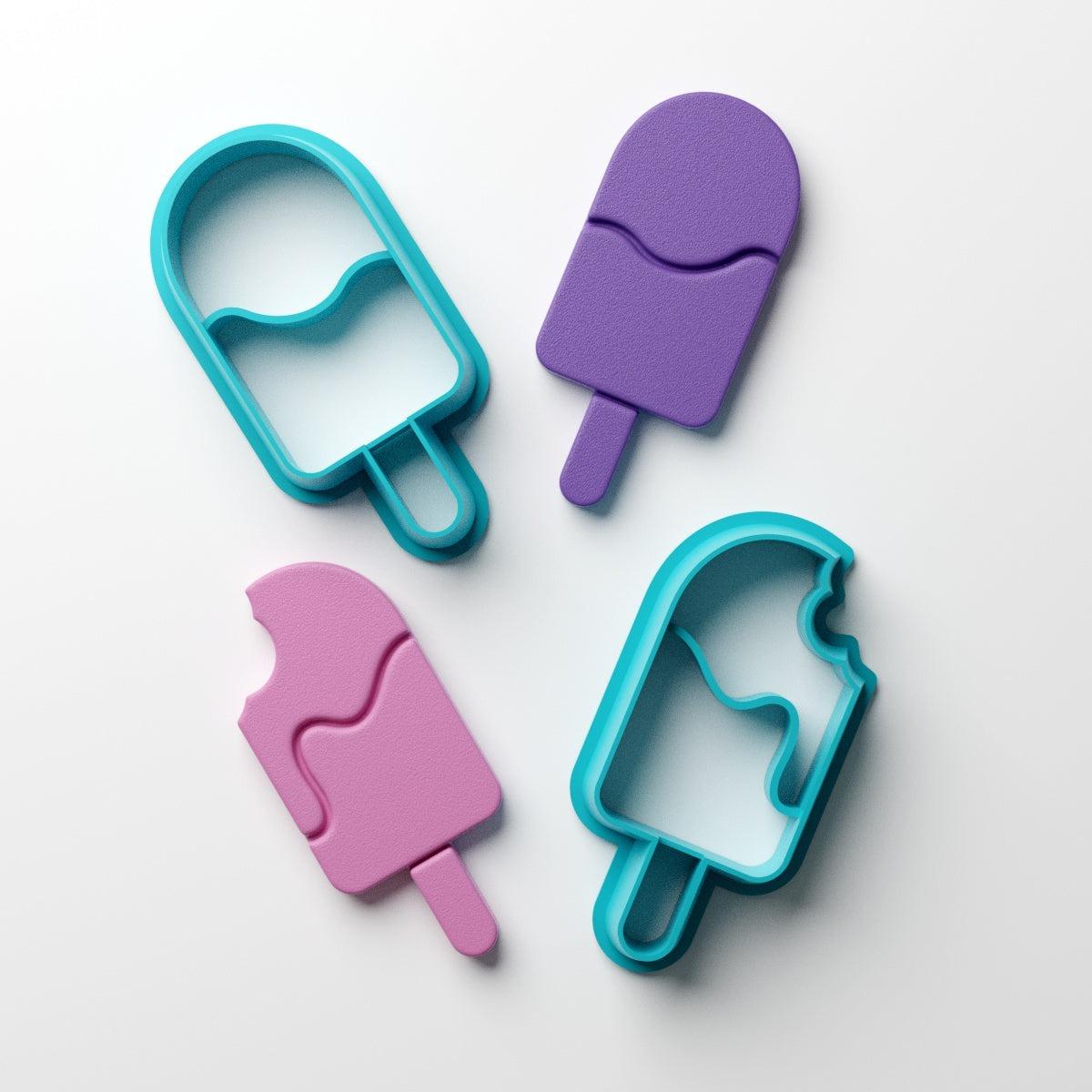 Popsicle Pair Clay Cutter - Claylab