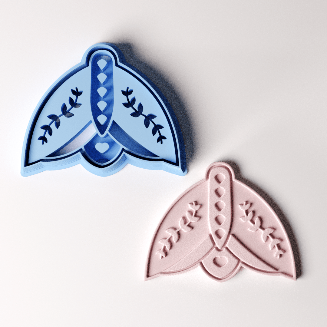 Ornate Tulip Drop Clay Cutter - Claylab