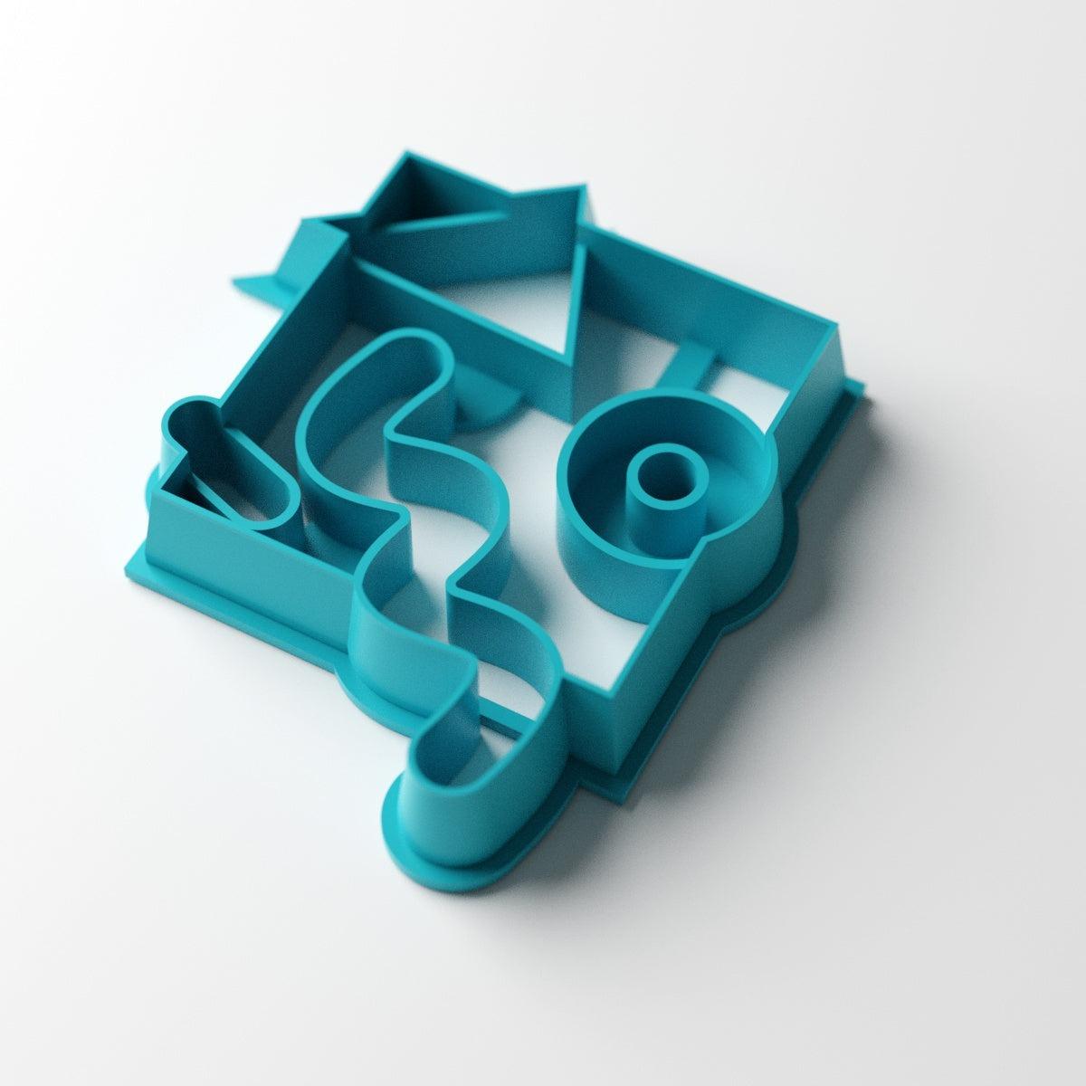 Retro Memphis Squiggle Clay Cutter - Claylab