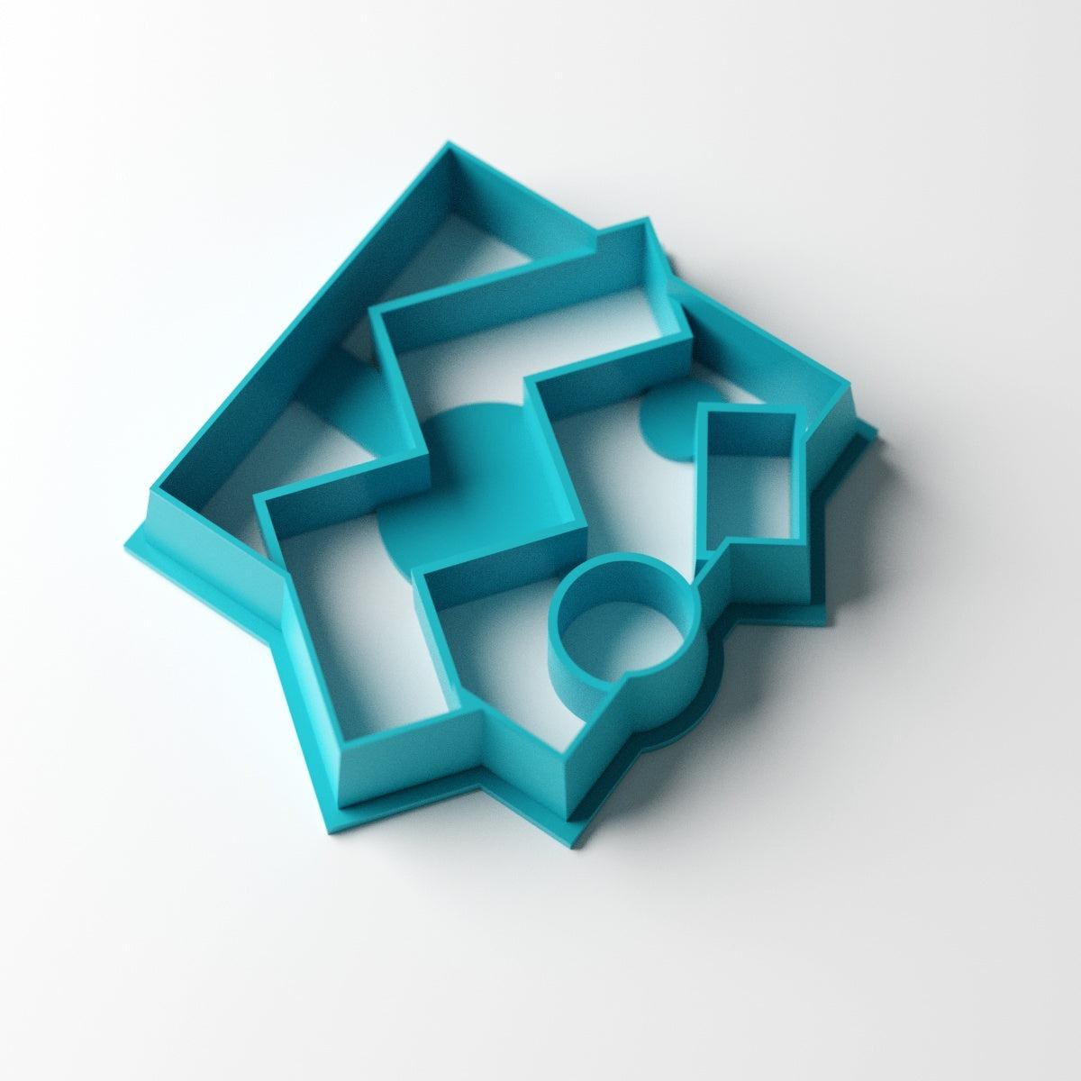 Retro Memphis ZigZag Clay Cutter - Claylab