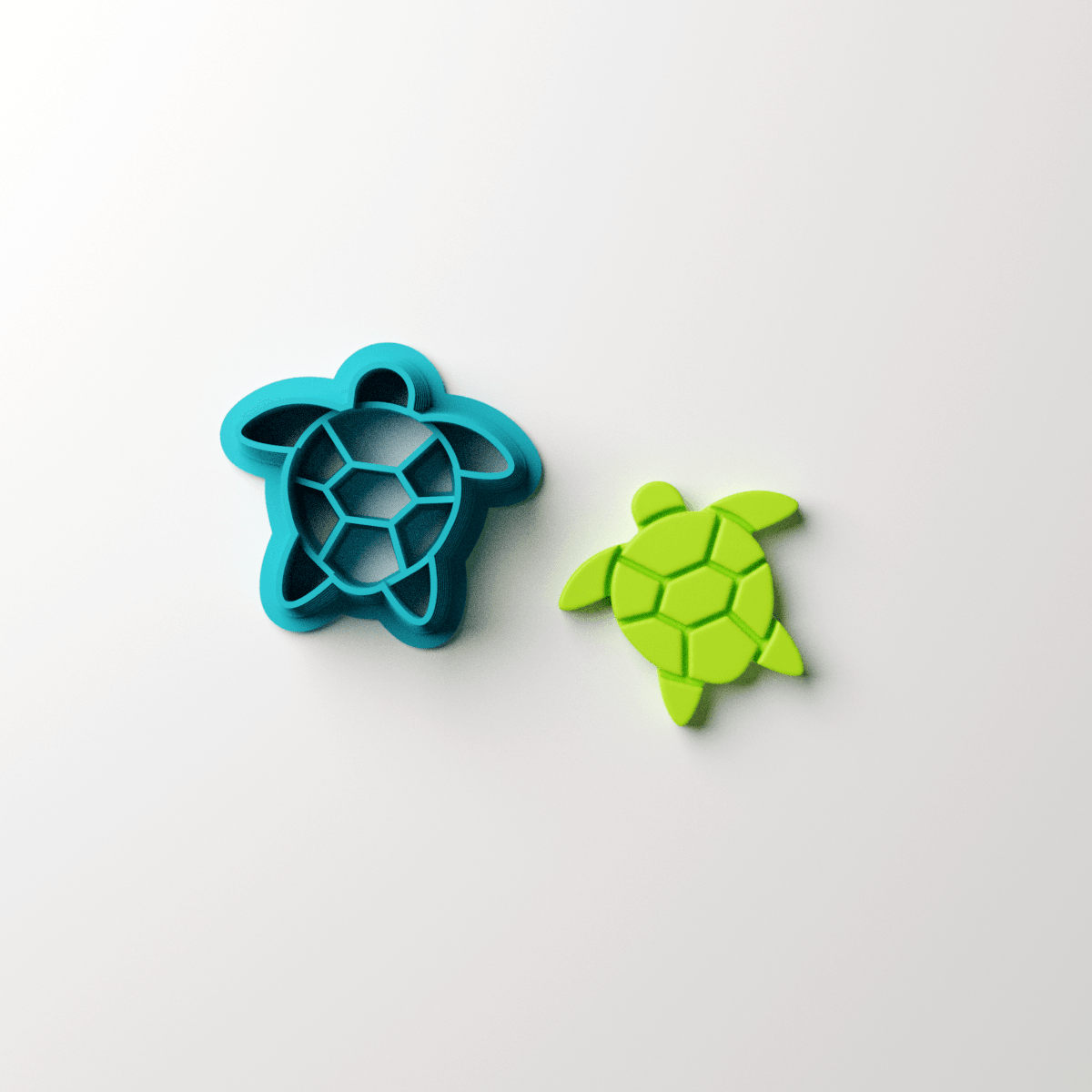 Sea Turtle Stud Clay Cutter - Claylab