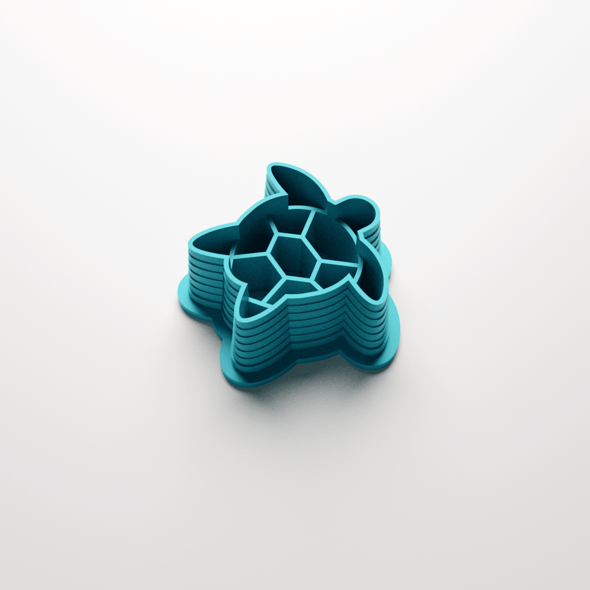 Sea Turtle Stud Clay Cutter - Claylab